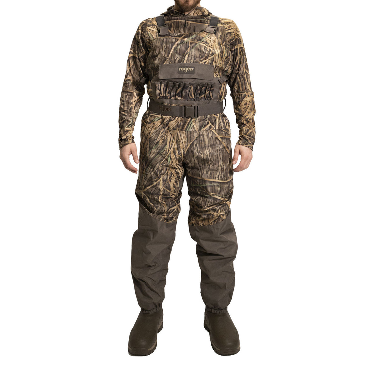 Rogers Sporting Goods Elite 2-In-1 Insulated Breathable Wader in Mossy Oak Original Shadow Grass