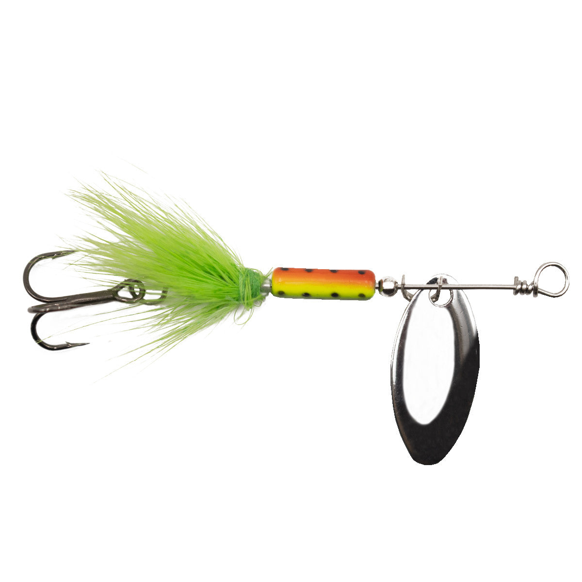 Rogers Beeline Spinner with Nickle Treble Hook in Rainbow