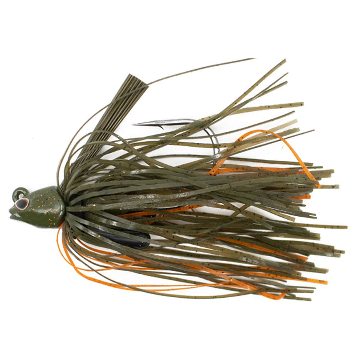 Rogers Sporting Goods Calculate Flippin' Jig Image in Green Pumpkin OJ