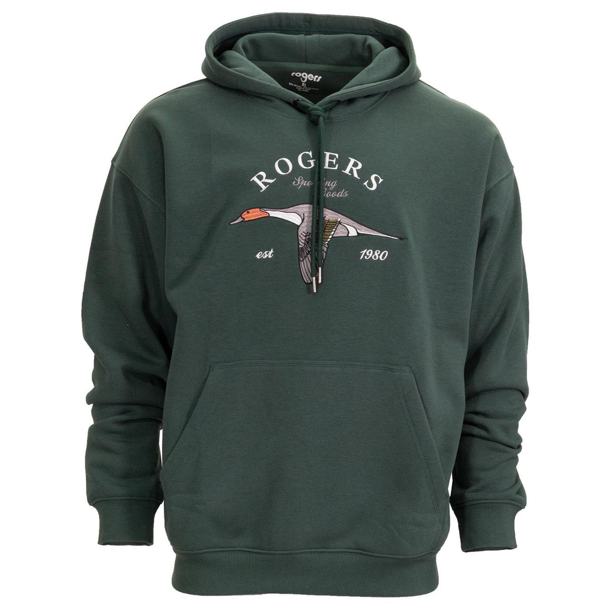 Image of the Rogers Vintage Pintail Flight Hoodie in Pineneedle