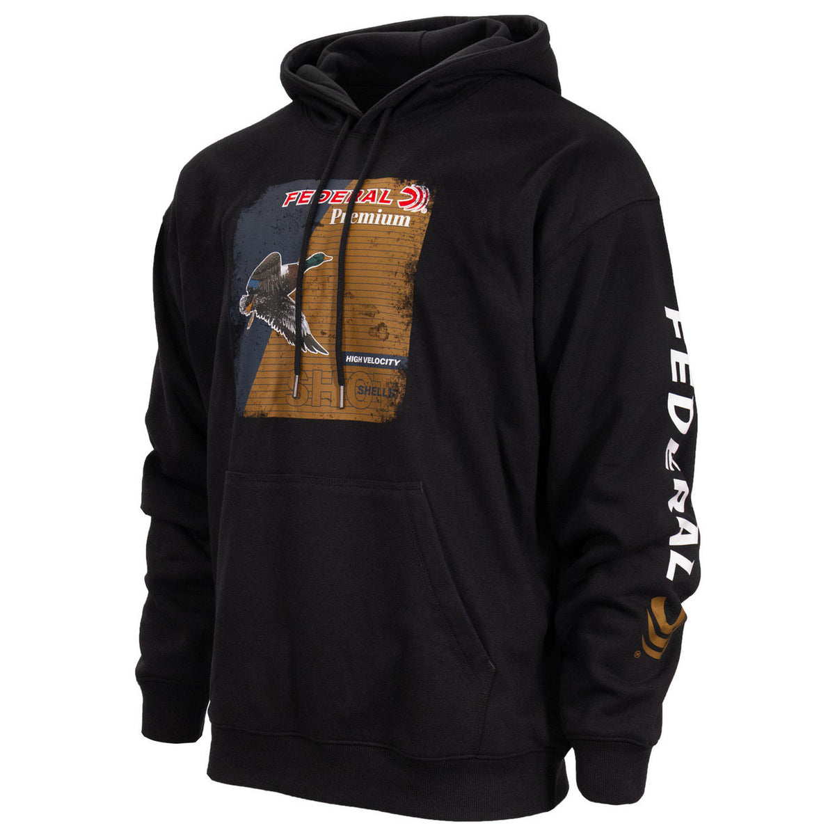 Side Image of the Rogers Sporting Goods Federal Hoodie.