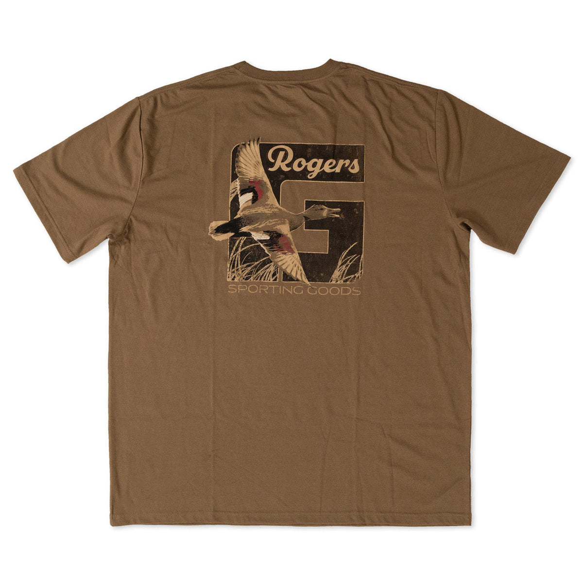 Back Image of the Rogers Sporting Goods Gadwall Flight T-Shirt.
