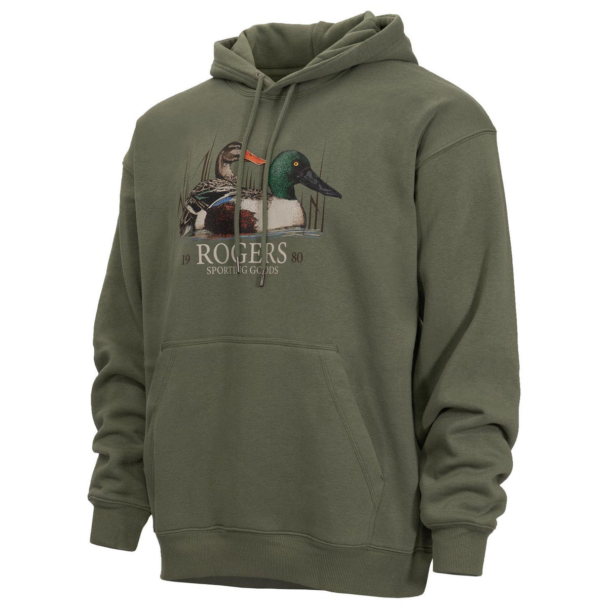 Tilted image of the Rogers Shoveler Pair Hoodie.