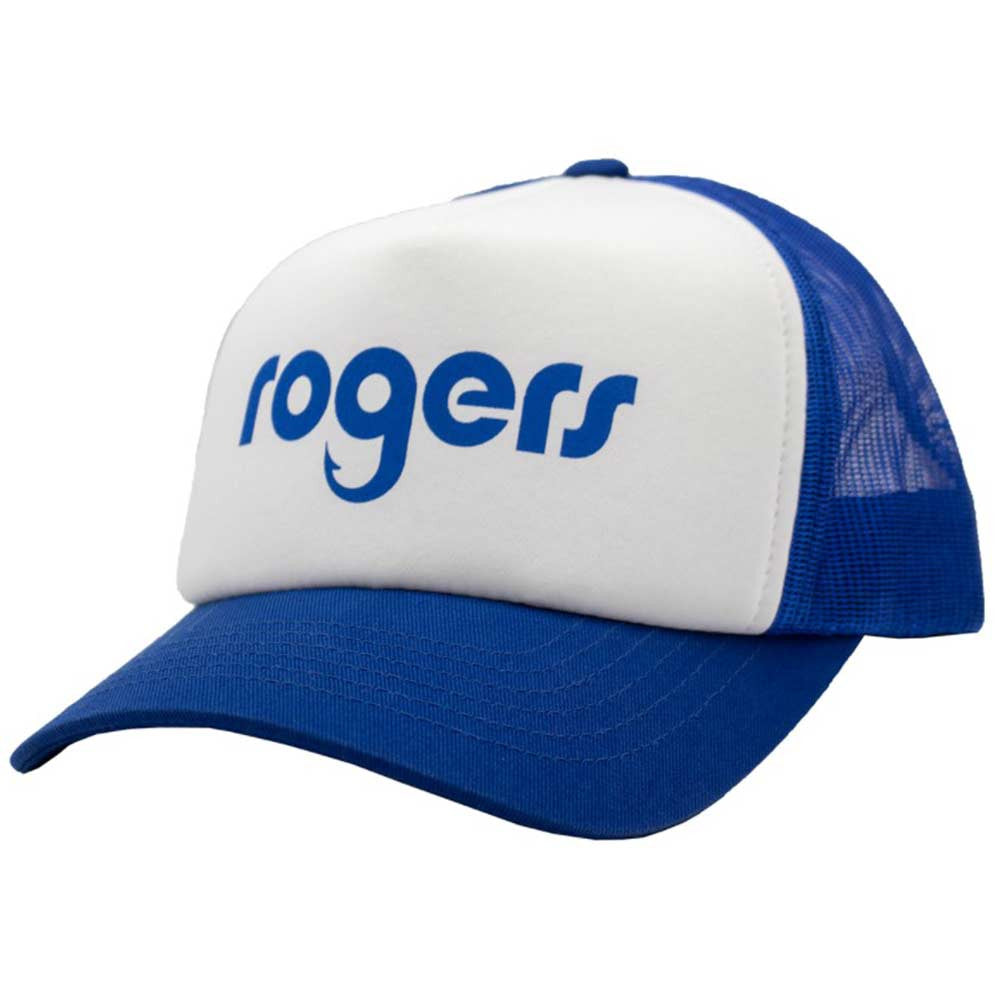 Rogers 5 Panel Foam Trucker Hat image in Blue