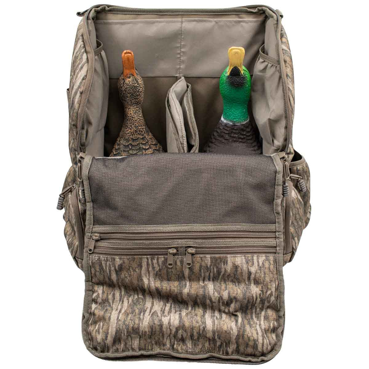 Final Approach Elite Double Spinning Wing Backpack - Mossy Oak Bottomland