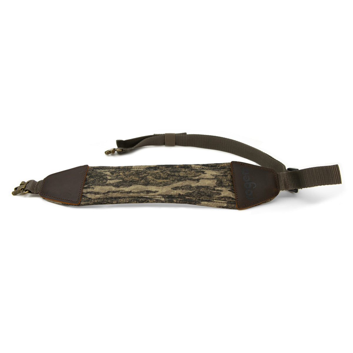 image of Rogers Sporting Goods Traditional Waxed Canvas Gun Sling in Mossy Oak Bottomland.