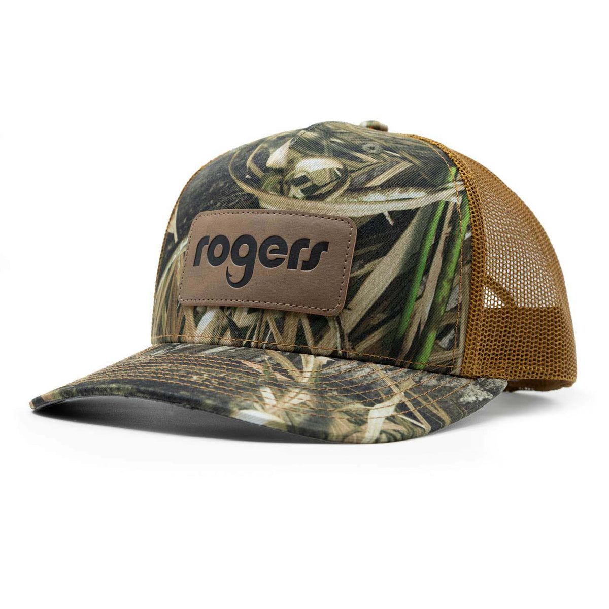image of Rogers Richardson 112 Mossy Oak Shadow Grass Habitat Logo Patch Hat.