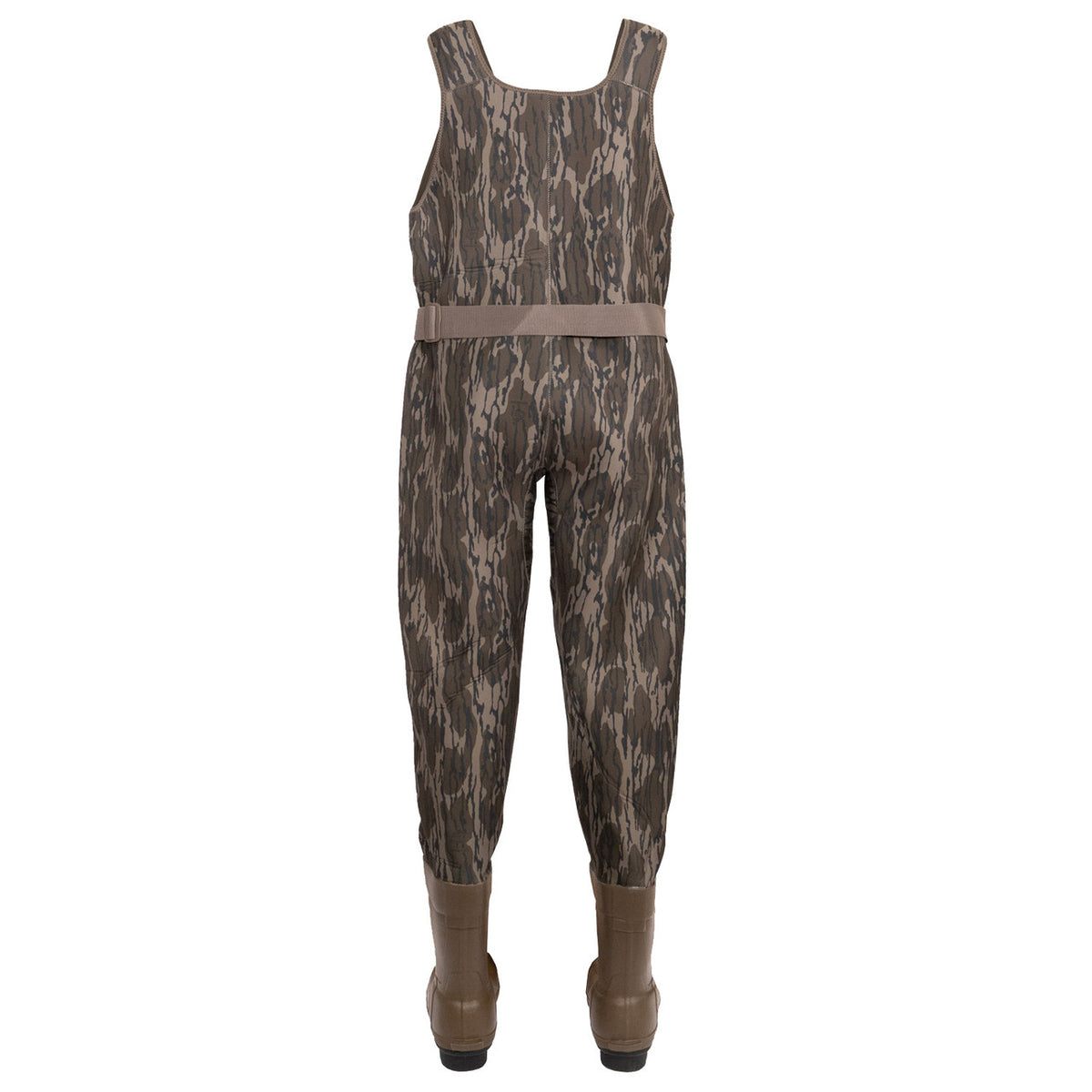 Back Image of the Rogers Workin Man 3.5MM Neoprene Wader in Mossy Oak Original Shadow Grass.