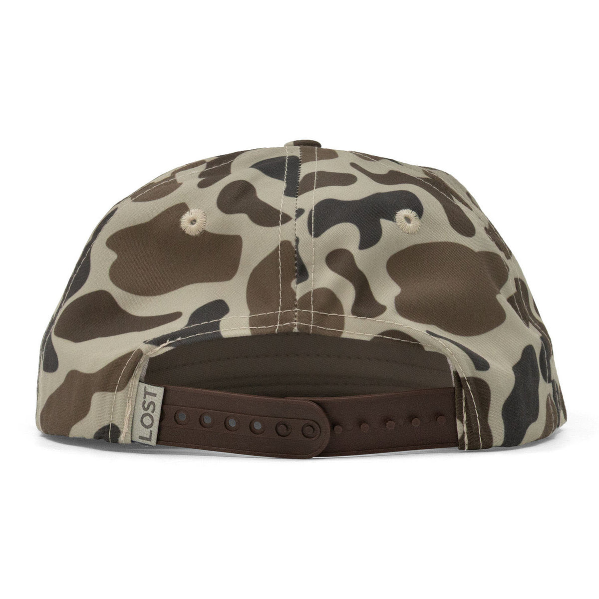 Back image of the Rogers Youth OS Whitetail Goat Rope Hat back.