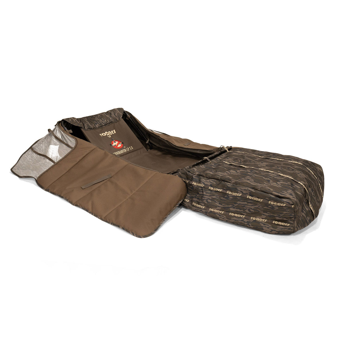 Opened Image of the Rogers Sporting Goods Goosebuster Low-Profile 2.0 Layout Blind.