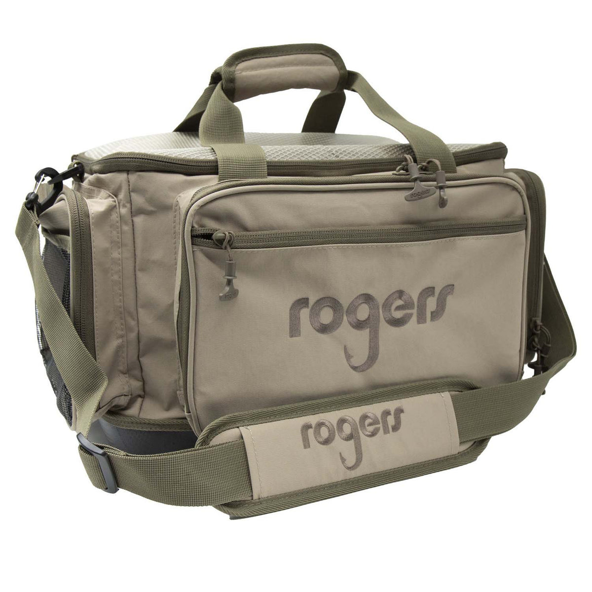 tilted image of Rogers Elite Tackle Bag.
