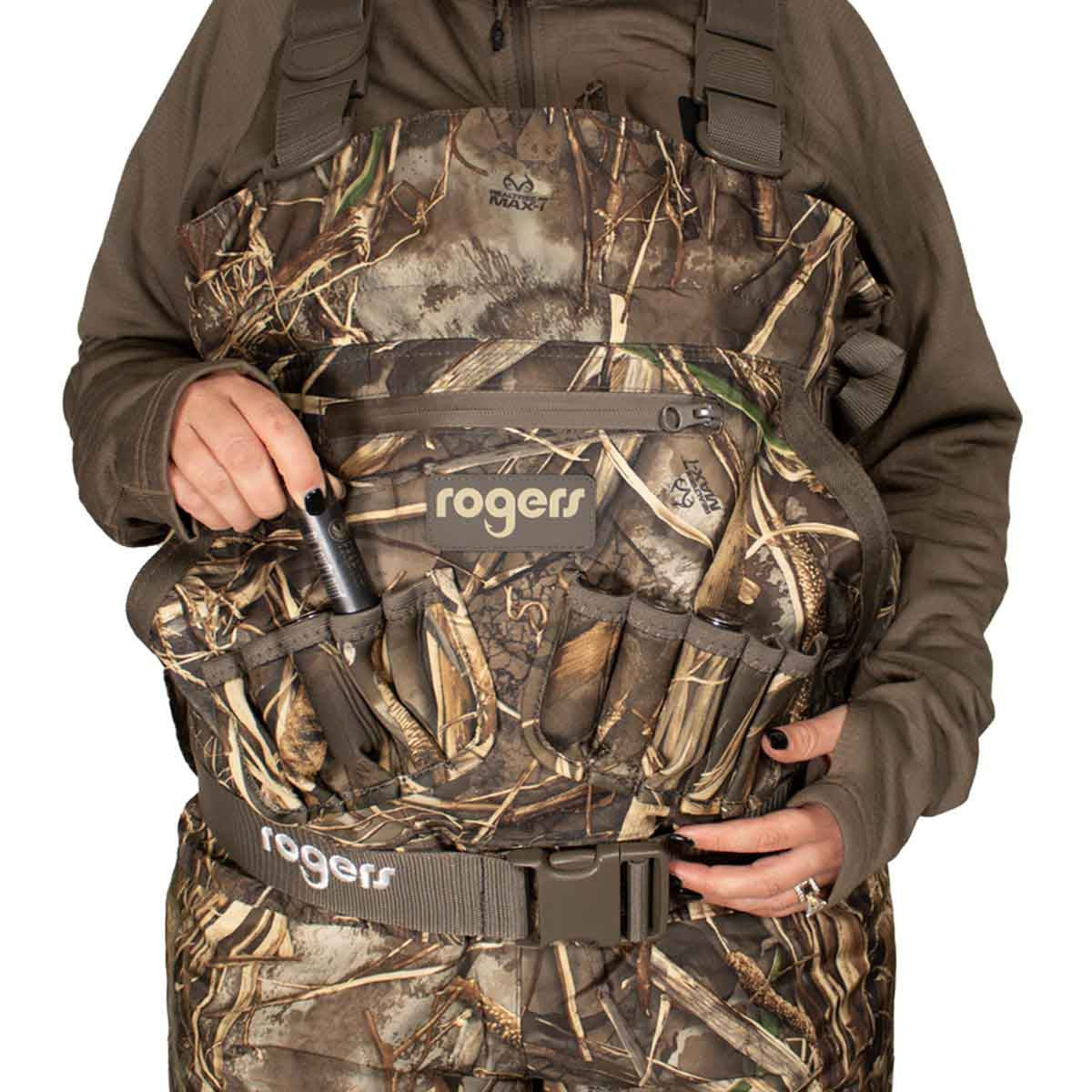 Shell Loops Image of the Rogers Lady Hunter 2-IN-1 Insulated Breathable Waders.