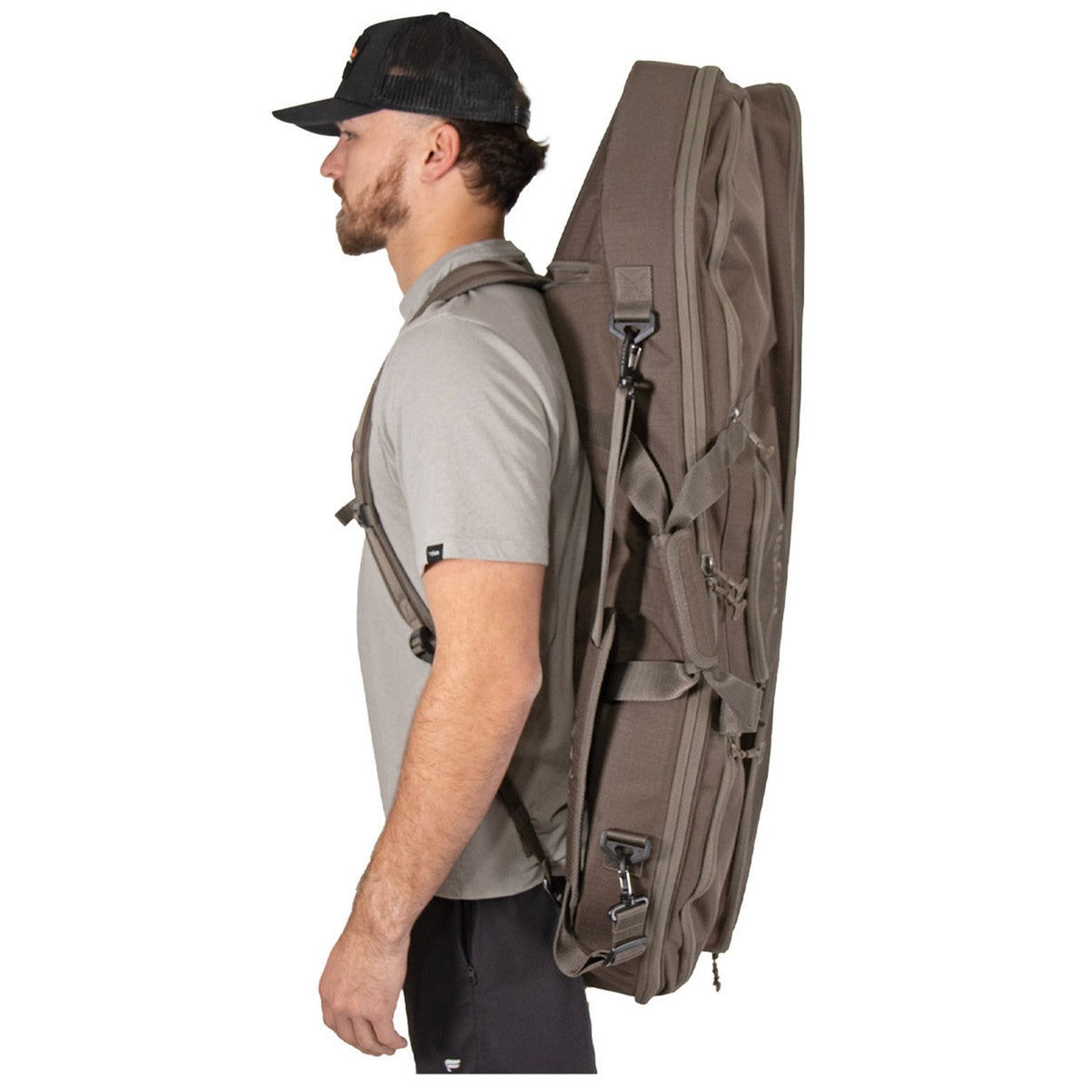 in use image of Rogers Elite Bow Case.