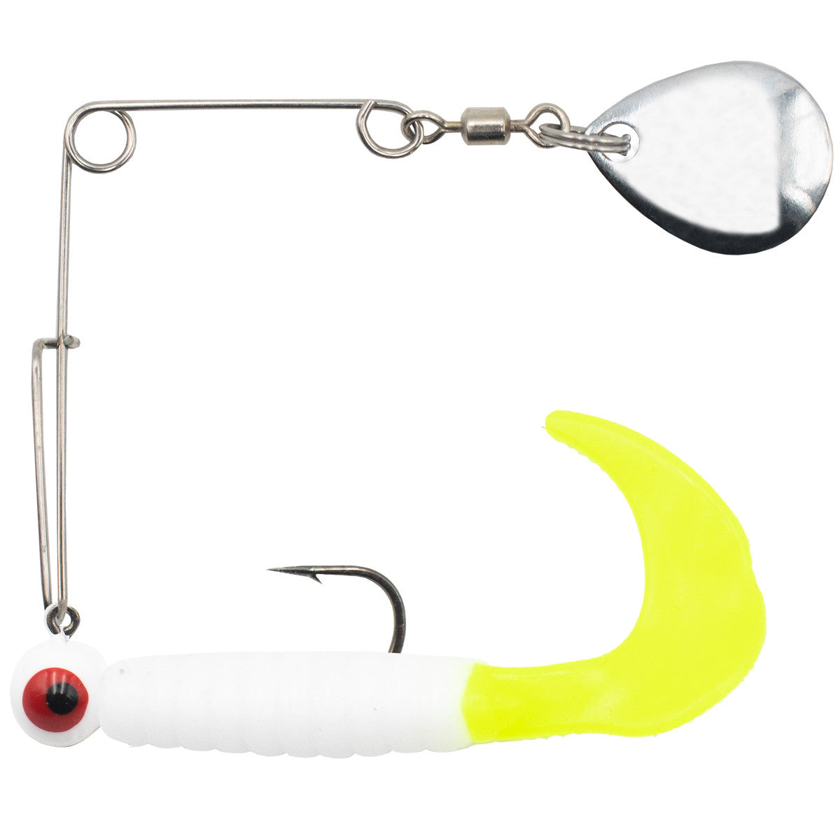 Rogers Sporting Goods Lil' Bee Jester Image in White-Chartreuse