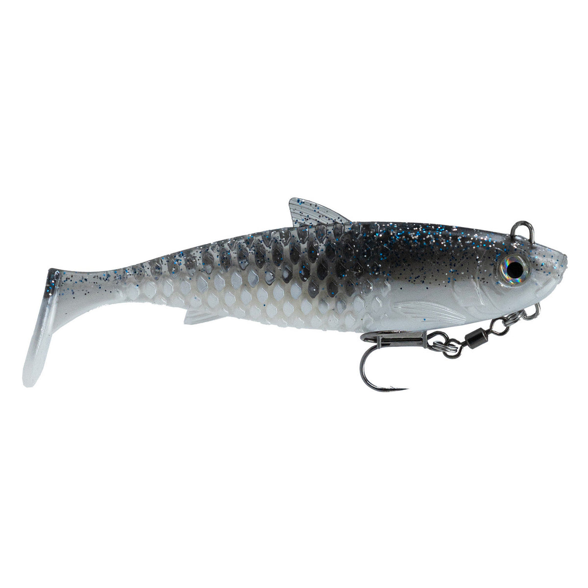 Image of Rogers Charge Shad 120 Pre-Rigged Swimbait in Smoke Shad
