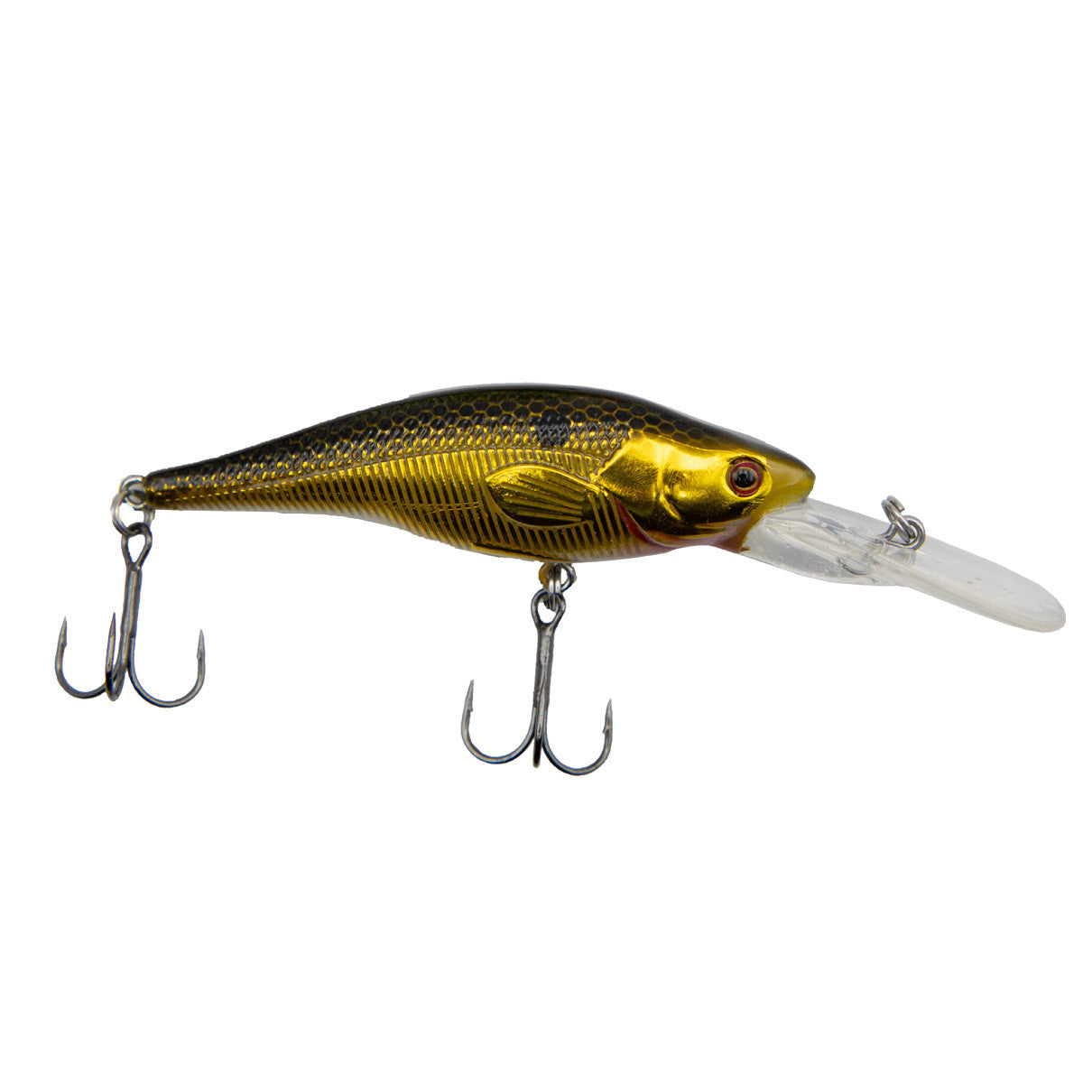 Rogers Sporting Goods Impulse Shad 75 Crankbait Image in Black Back French Pearl
