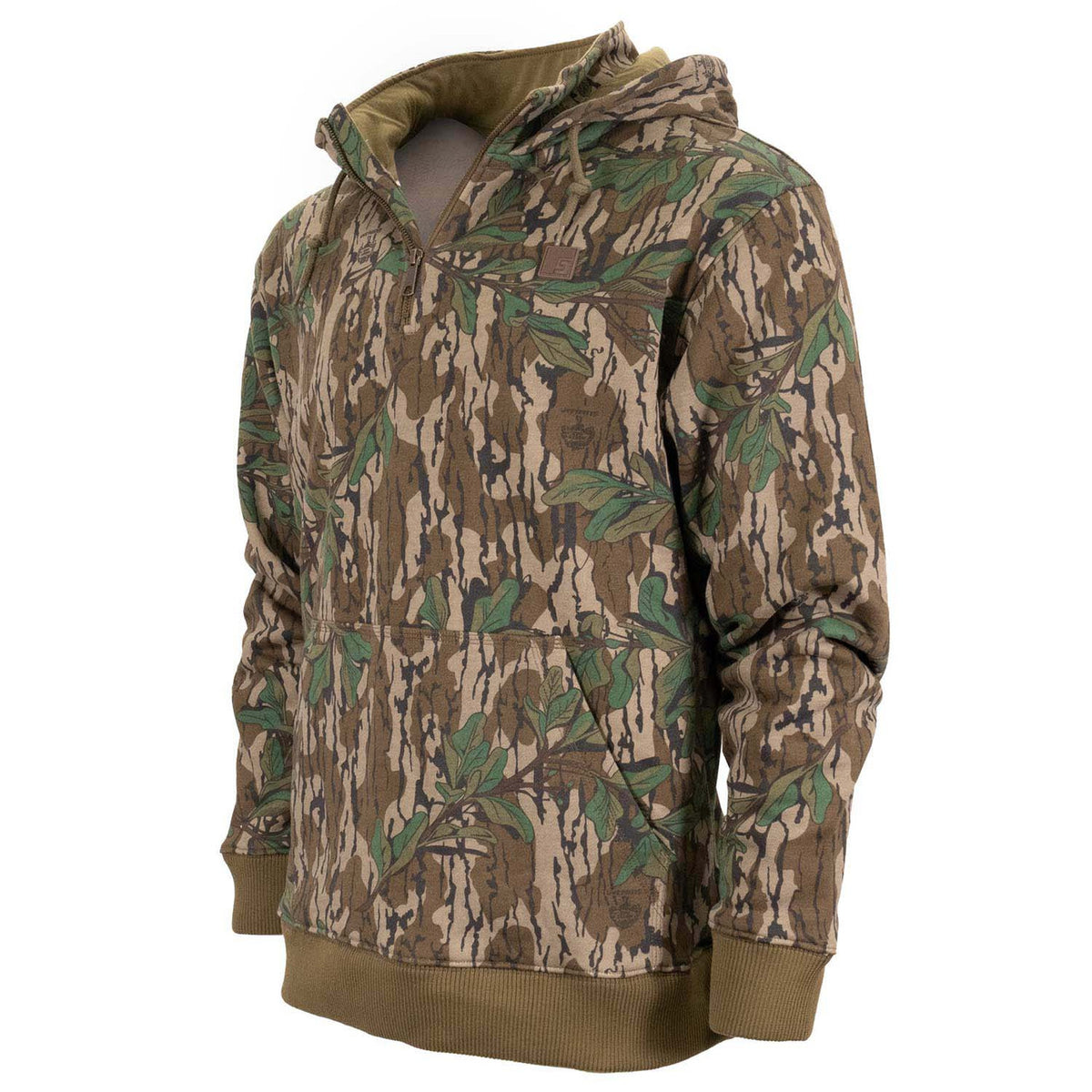side Rogers Sporting Goods Camo Brute Zip Hoodie.