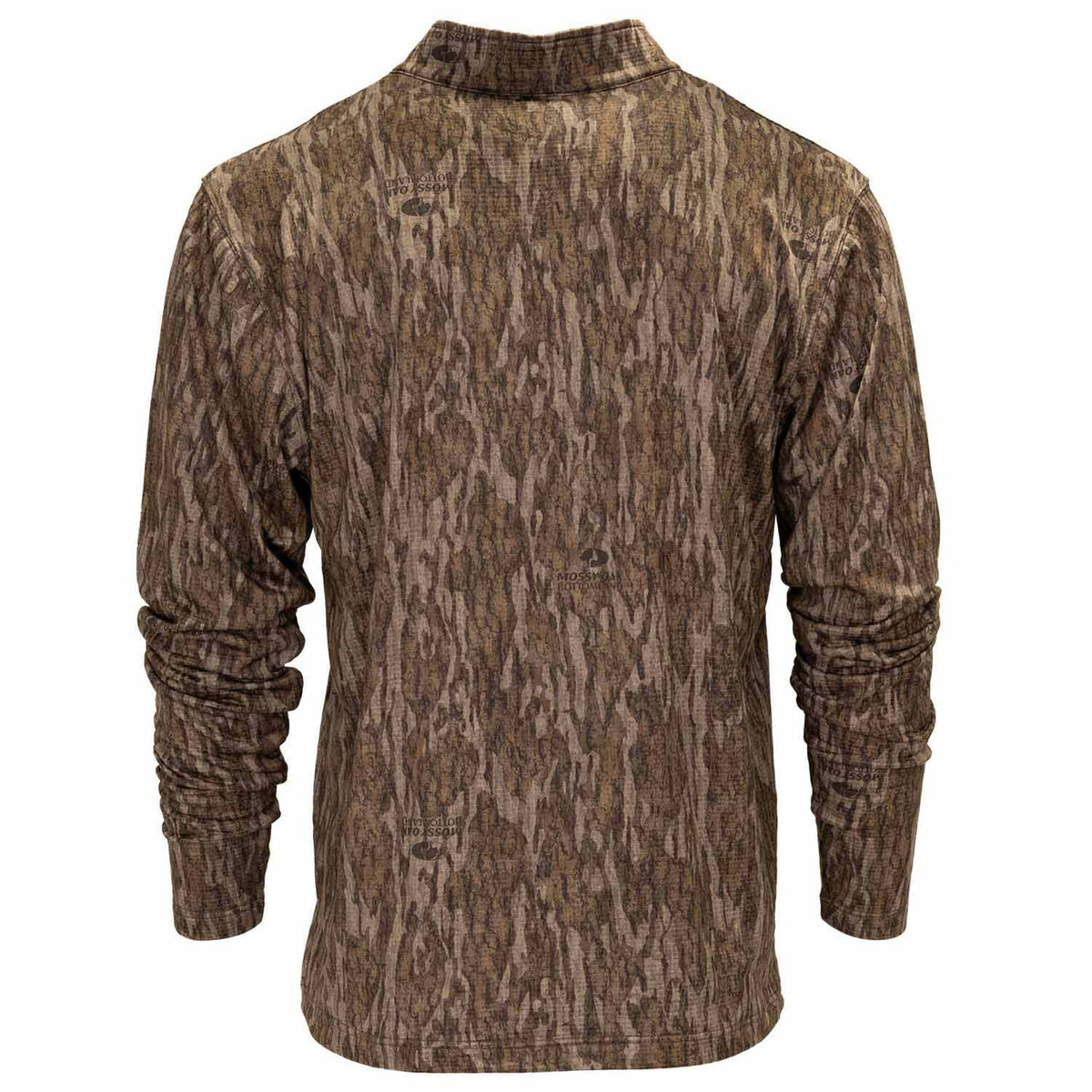 Back image of Static Thermal 1/4 Zip Mock Neck Base Layer.