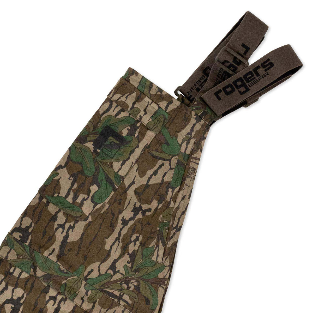 Top straps Image of Rogers Stretch Cotton Bibs + Bug Protection.