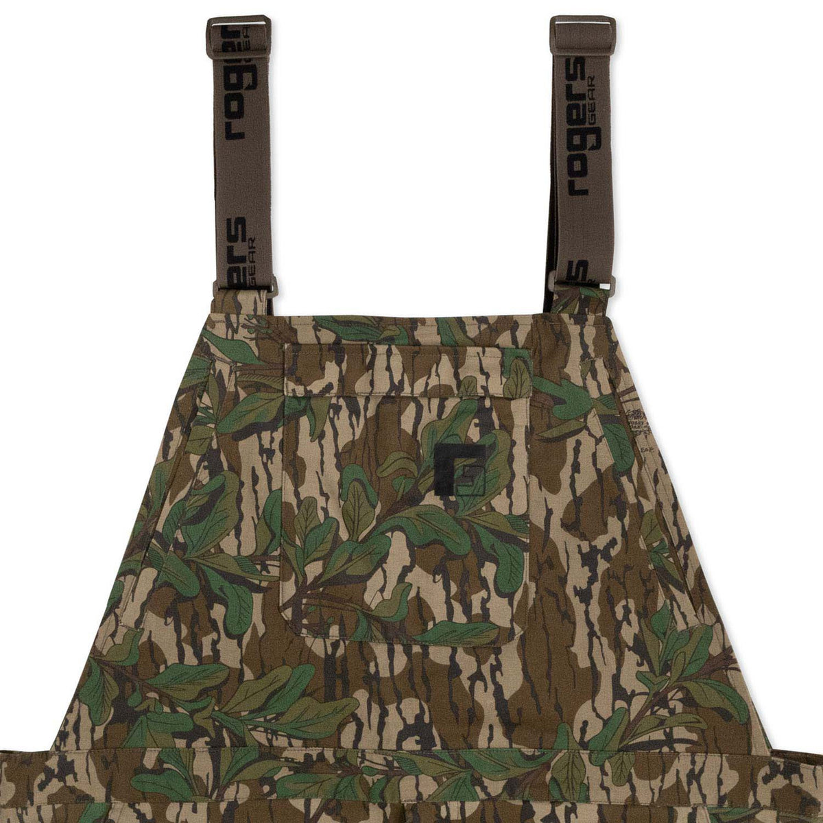Top half Image of Rogers Stretch Cotton Bibs + Bug Protection.