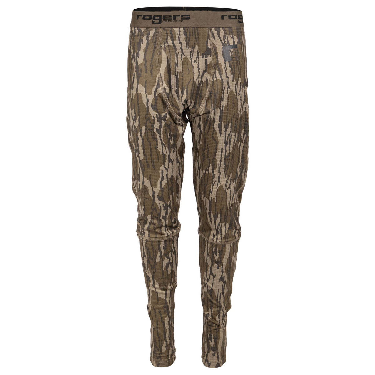 Image of the Rogers Youth Static Thermal Baselayer Bottoms in Mossy Oak Original Bottomland