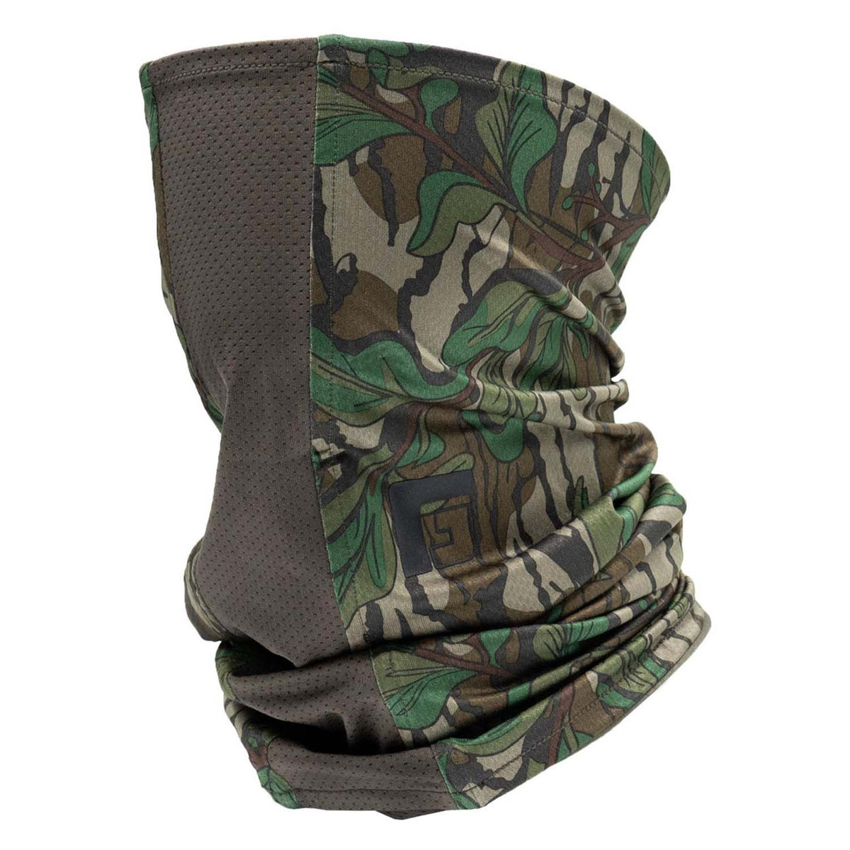 Image of the Rogers Sporting Goods Verge Neck Gaiter in Mossy Oak Greenleaf