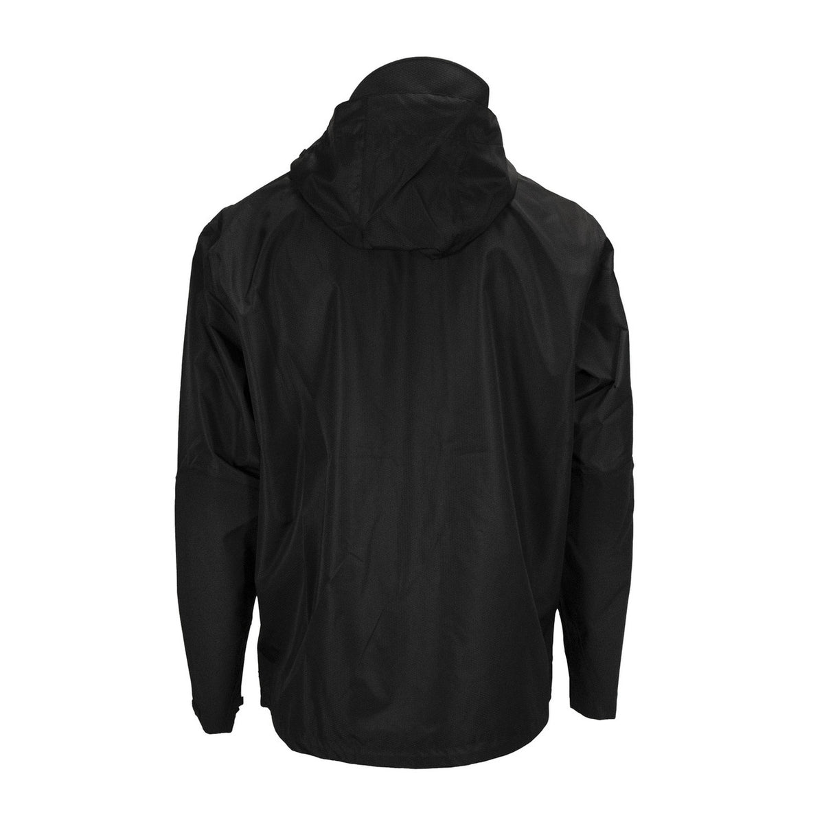 back image of Rogers Sporting Goods Storm Stopper Rain Shell in Black.