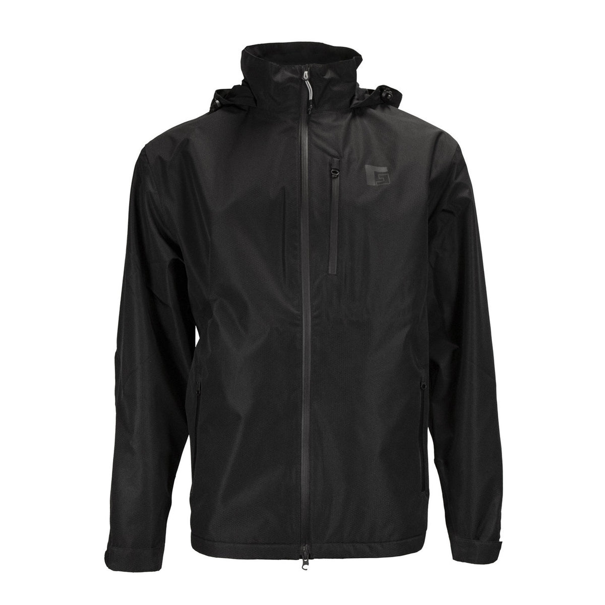 image of Rogers Sporting Goods Storm Stopper Rain Shell in Black.