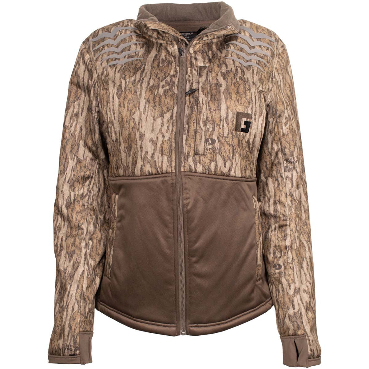 image of Rogers Women's Elite Heavyweight Fleece Jacket in Mossy Oak Bottomland.