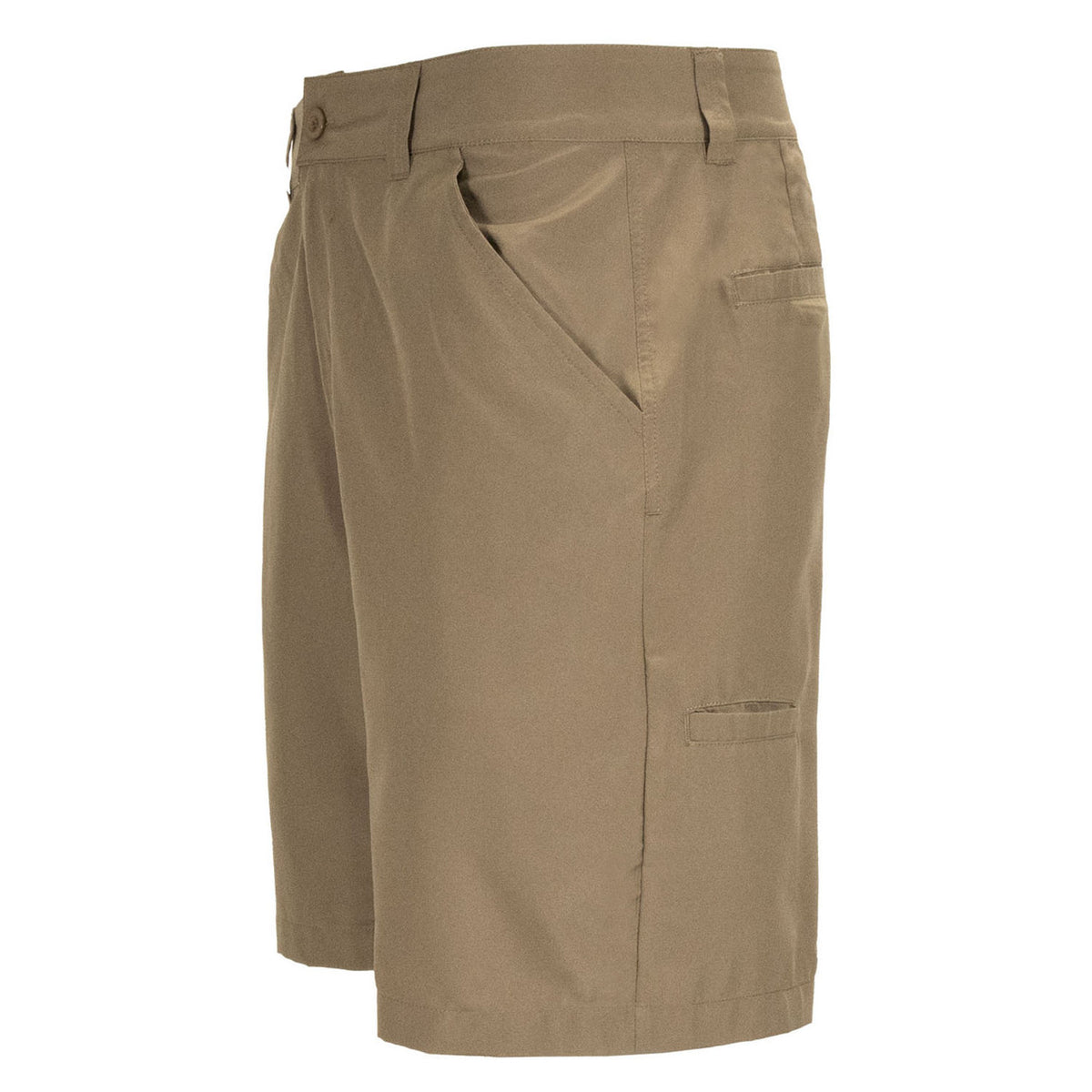 Rogers Sporting Goods Toughlite Shorts Side Image in BUCKSKIN