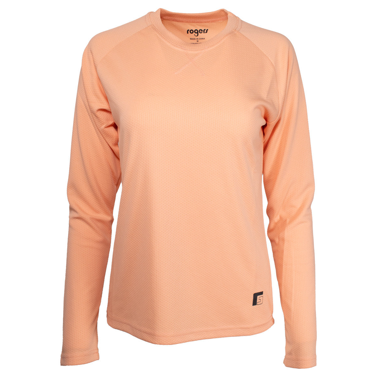 image of Rogers Women's Avert Long Sleeve Shirt with Bug Protection in Salmon.