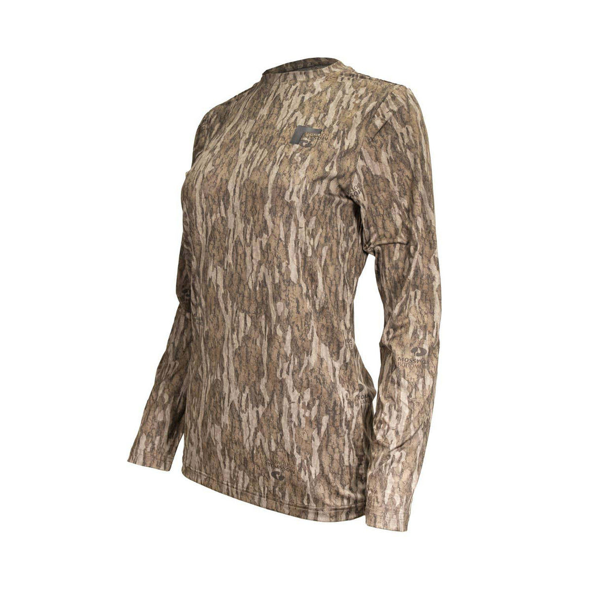 side image of Rogers Women's Elite Chill LS Tee + Bug Protection.
