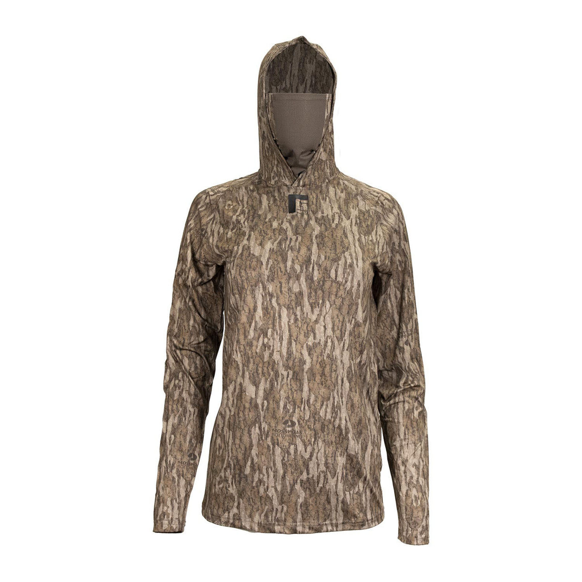 mask up image of Rogers Women's Elite Chill Hoodie + Bug Protection.