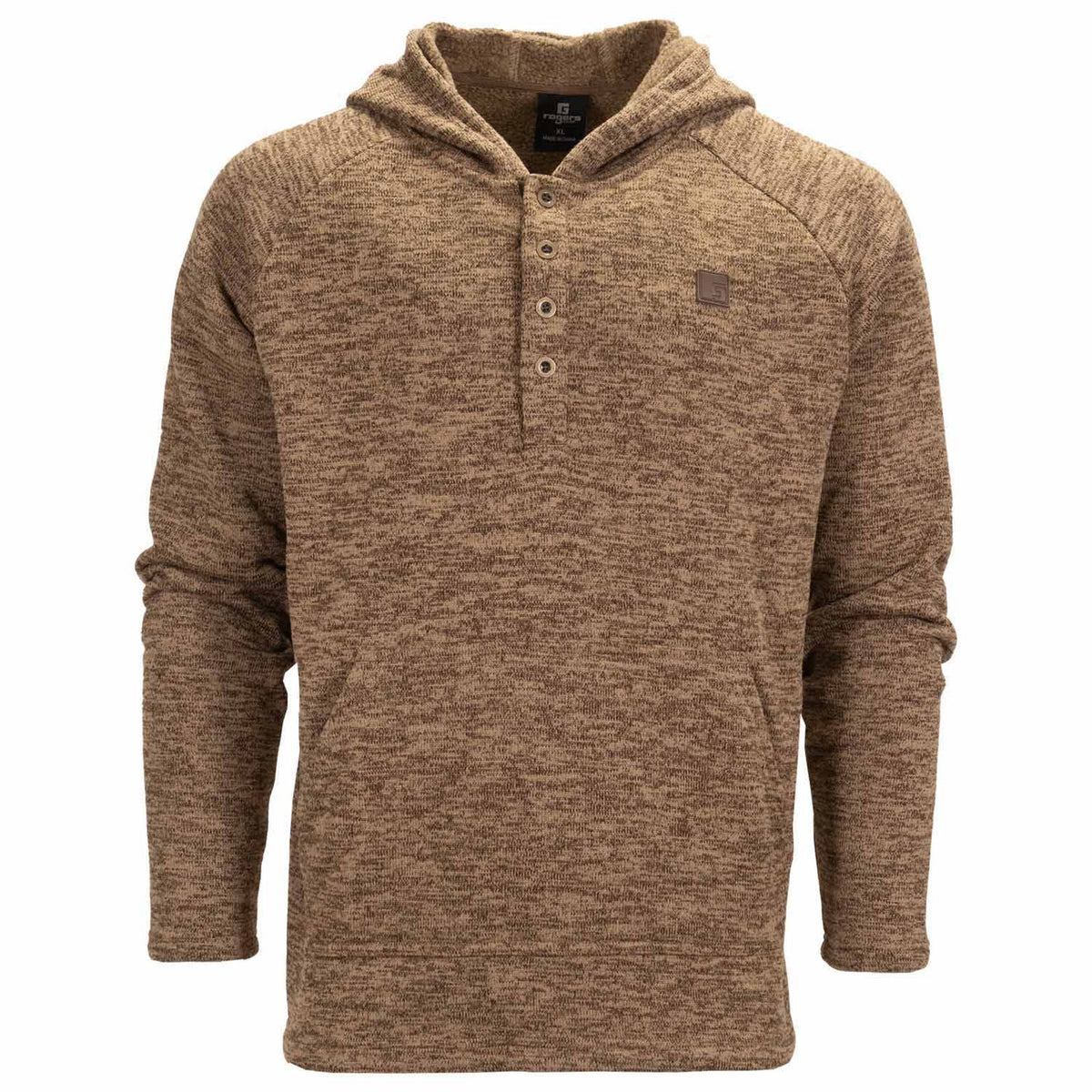 Rogers Classic Sweater Fleece Hoodie image in Clay