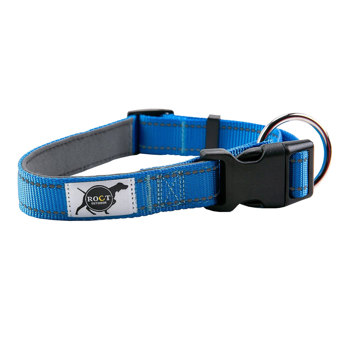 ROCT Trailhead Padded Dog Collar Image in Blue