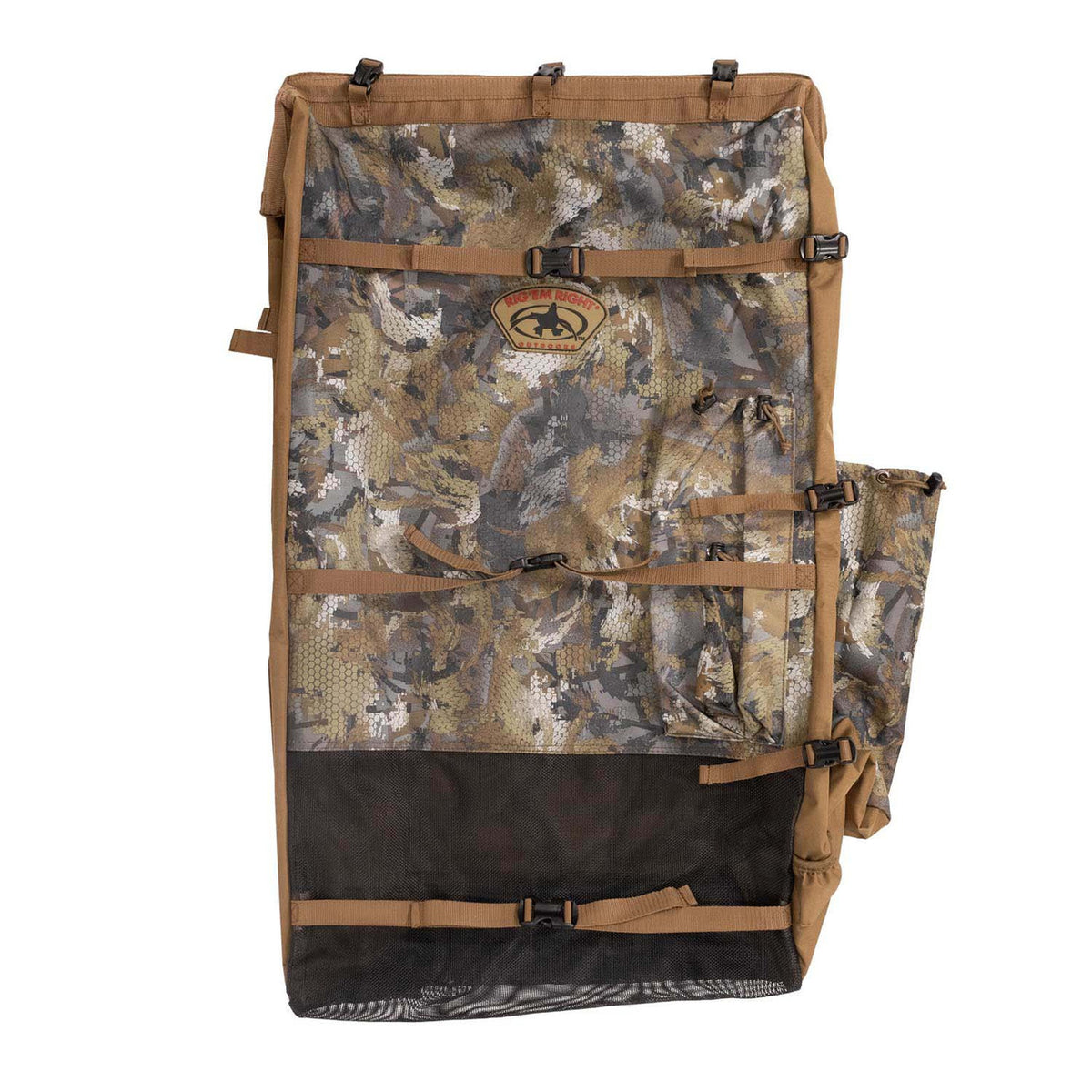 Front Image of the Rig'Em Right Refuge Runner Decoy Bag.