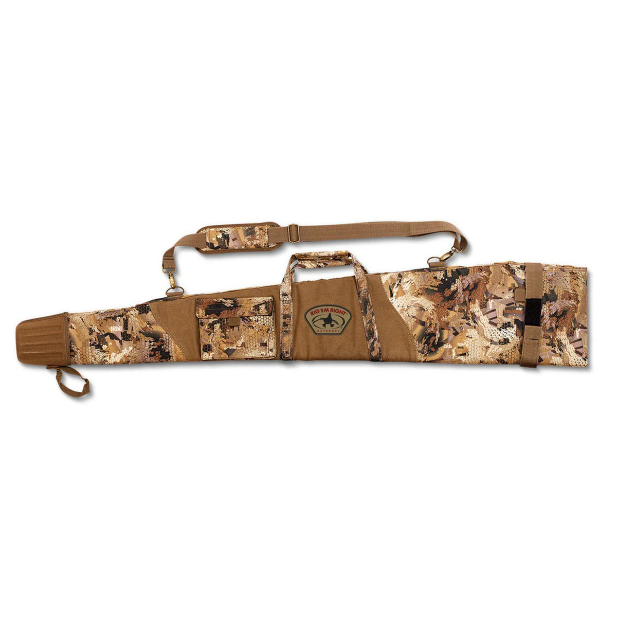 Rig'Em Right Flashpoint Floating Gun Case Image in Optifade Marsh