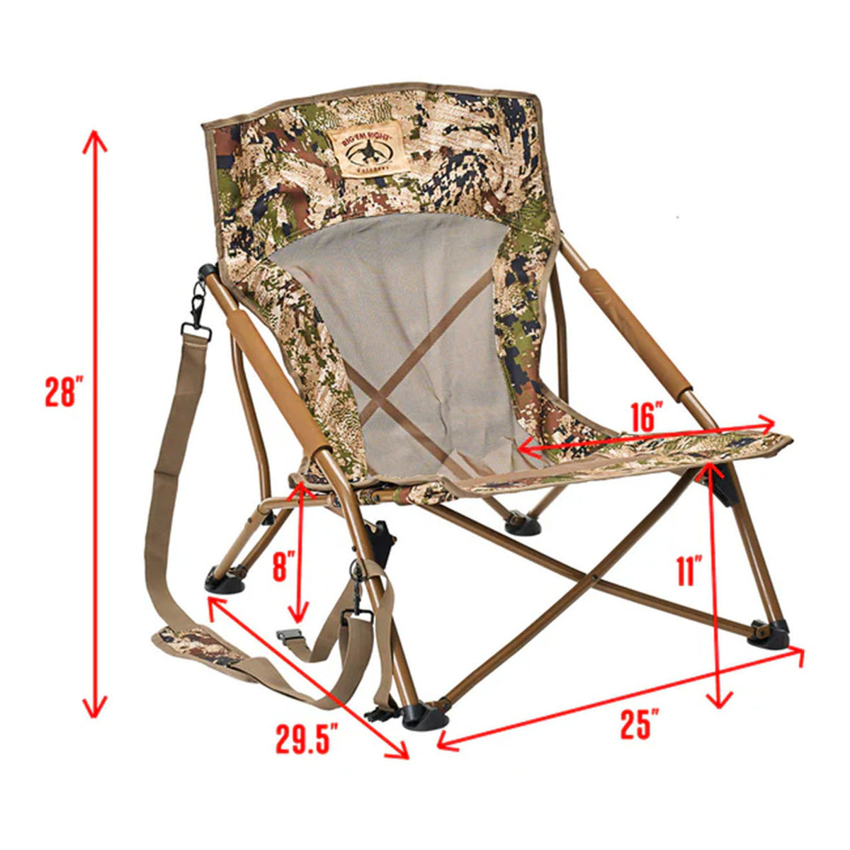 Rig'Em Right The Go Seat Chair Dimensions Image
