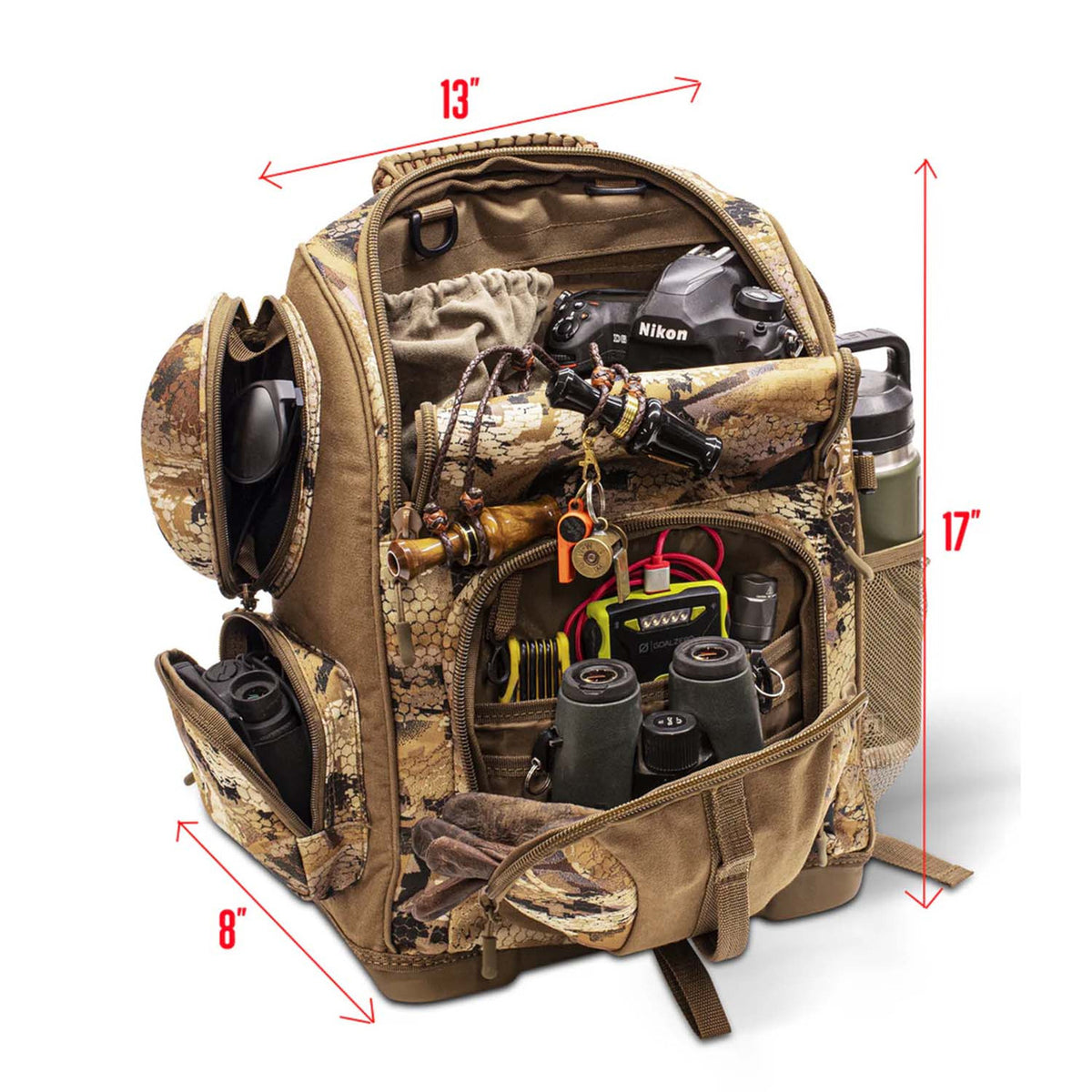Rig'Em Right Lowdown Floating Backpack Dimensions Image