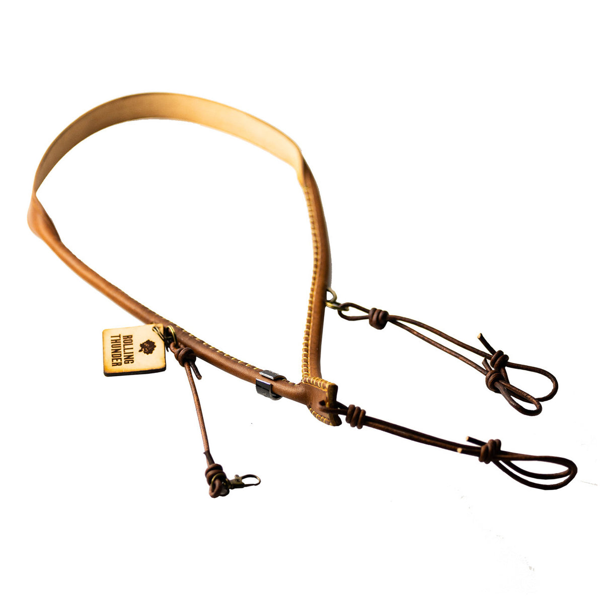 Rolling Thunder Flatneck Leather Duck Call Lanyard Image