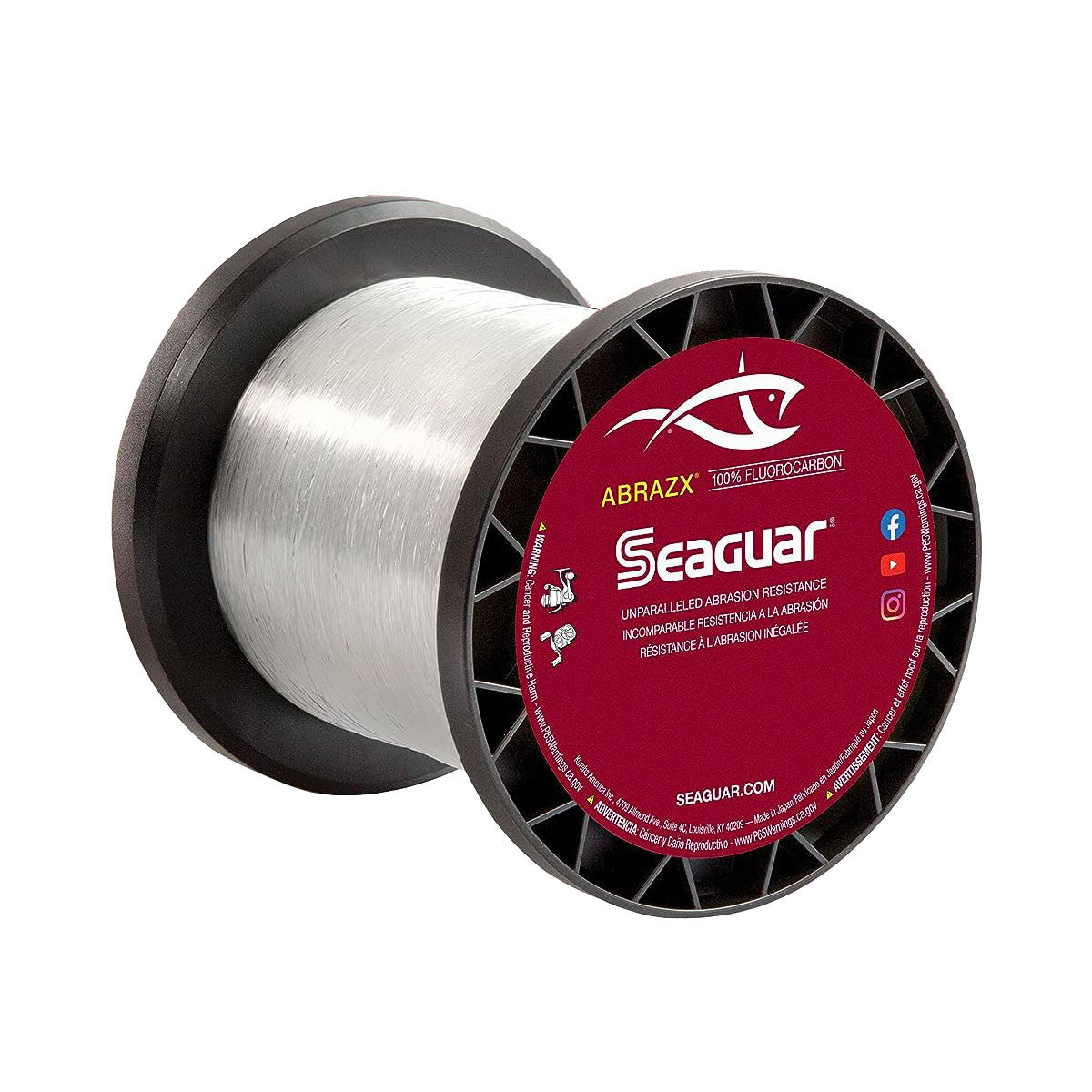 Seaguar AbrazX 200 Yard 20 lb. Fluorocarbon Fishing Line Image