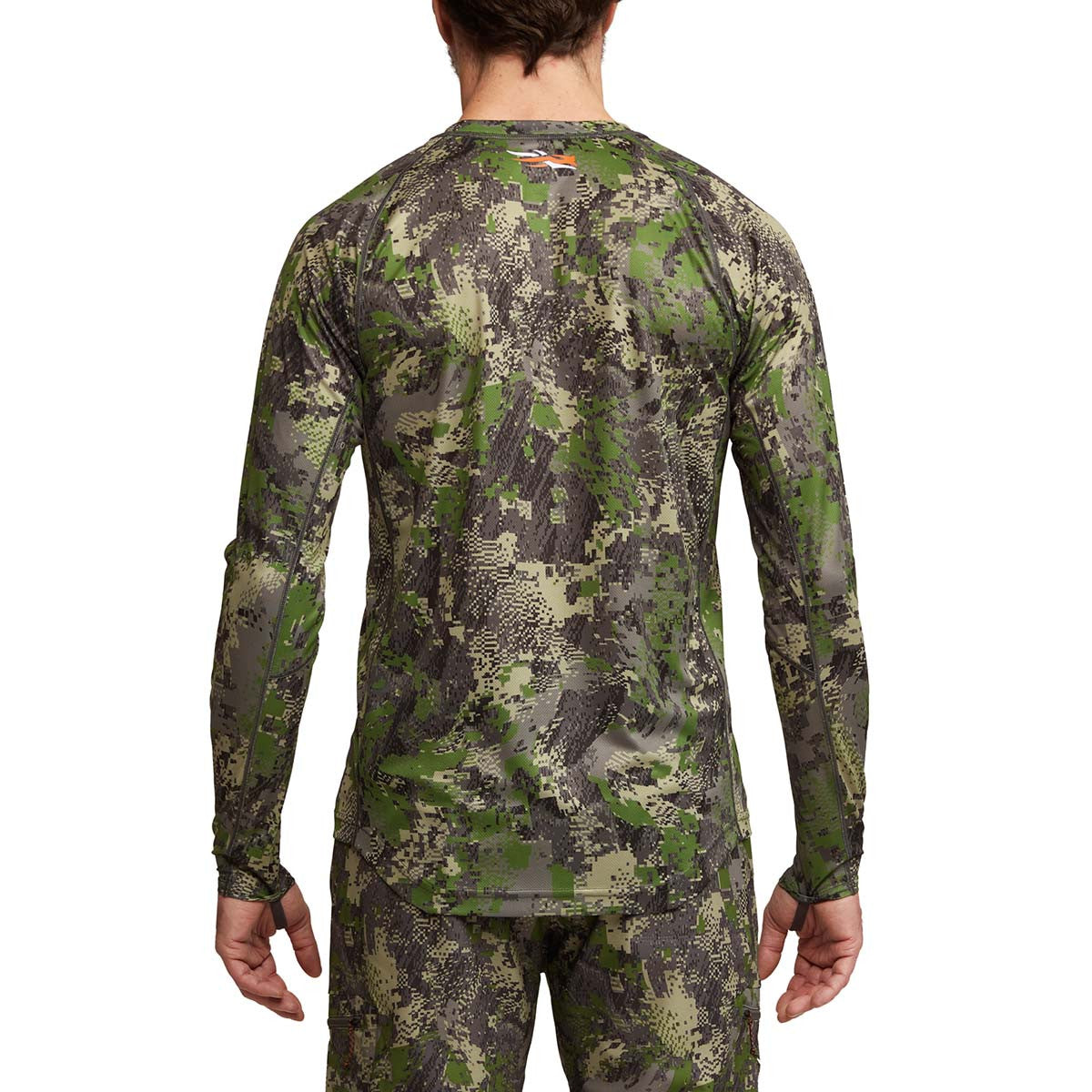 Image of back of Core Lightweight Long-Sleeve Crew.