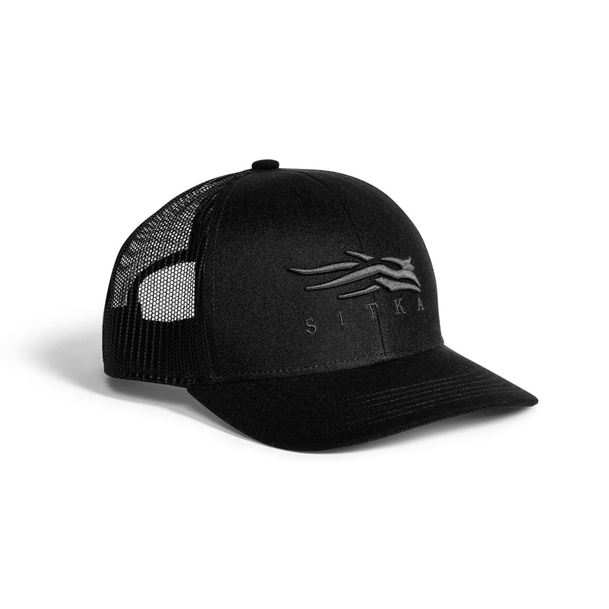 Sitka Icon Mid Trucker Hat image in Black-Charcoal