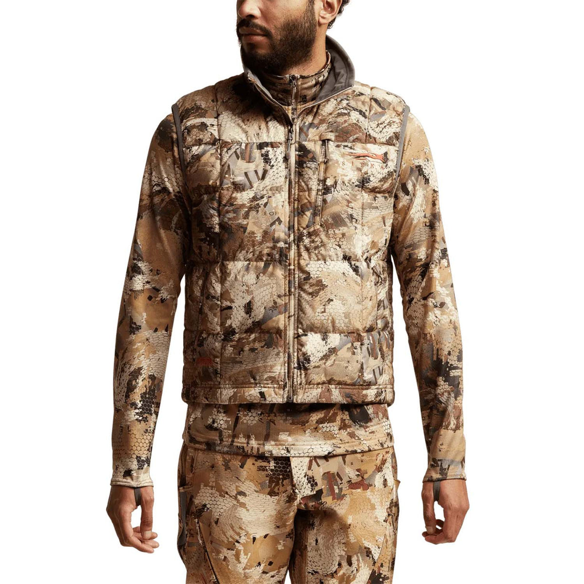 Sitka Fahrenheit Vest Front Model Image