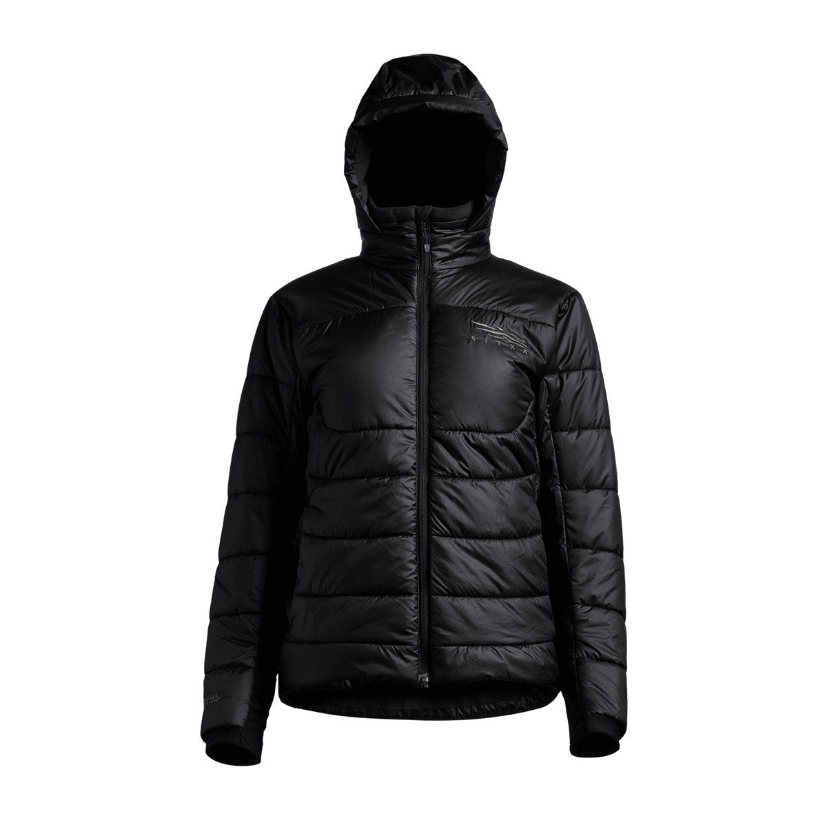 Sitka Women's Kelvin Windstopper Hoodie Image in Sitka Black