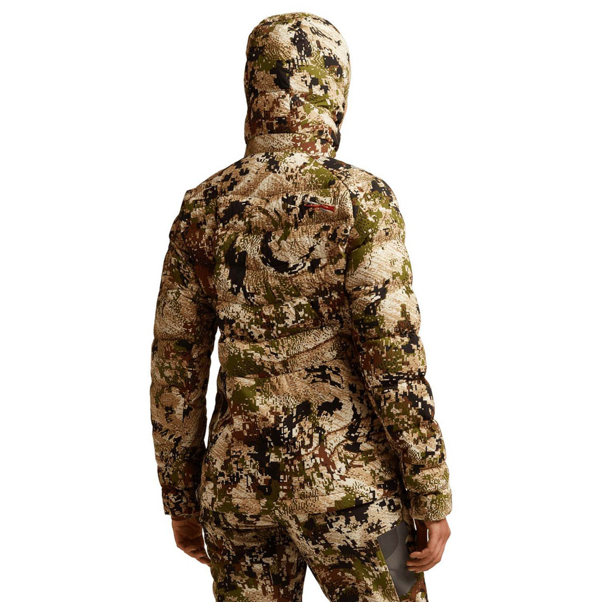 Sitka Women's Kelvin Lite Down Jacket Back Model Image in Subalpine