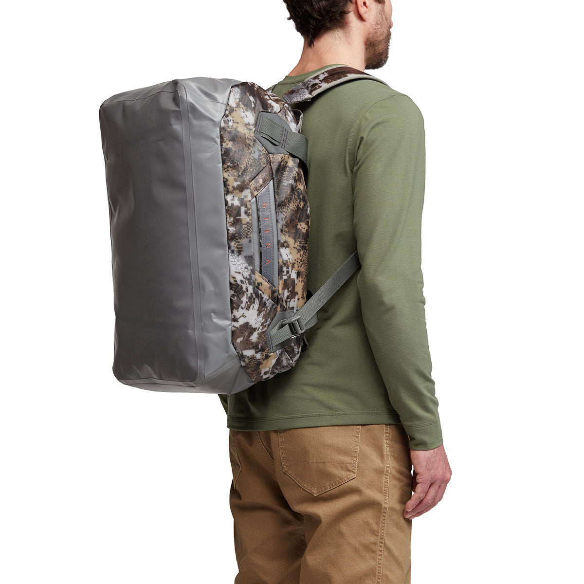 Sitka Drifter Duffel 50L Model Backpack Image in Elevated II