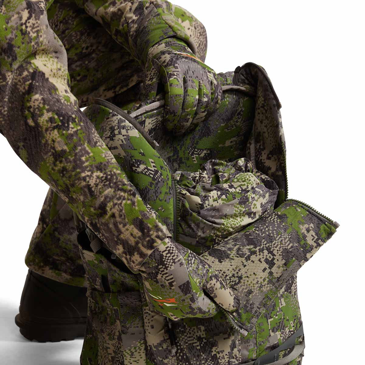 Sitka Tool Bucket Backpack Open Image Optifade Cover