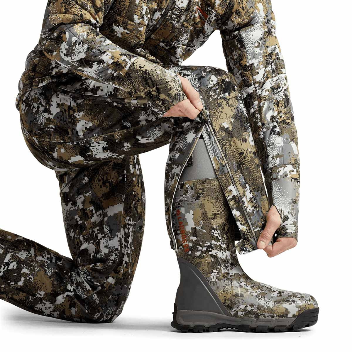 Sitka Downpour Pant Leg Zippers Image in Elevated II