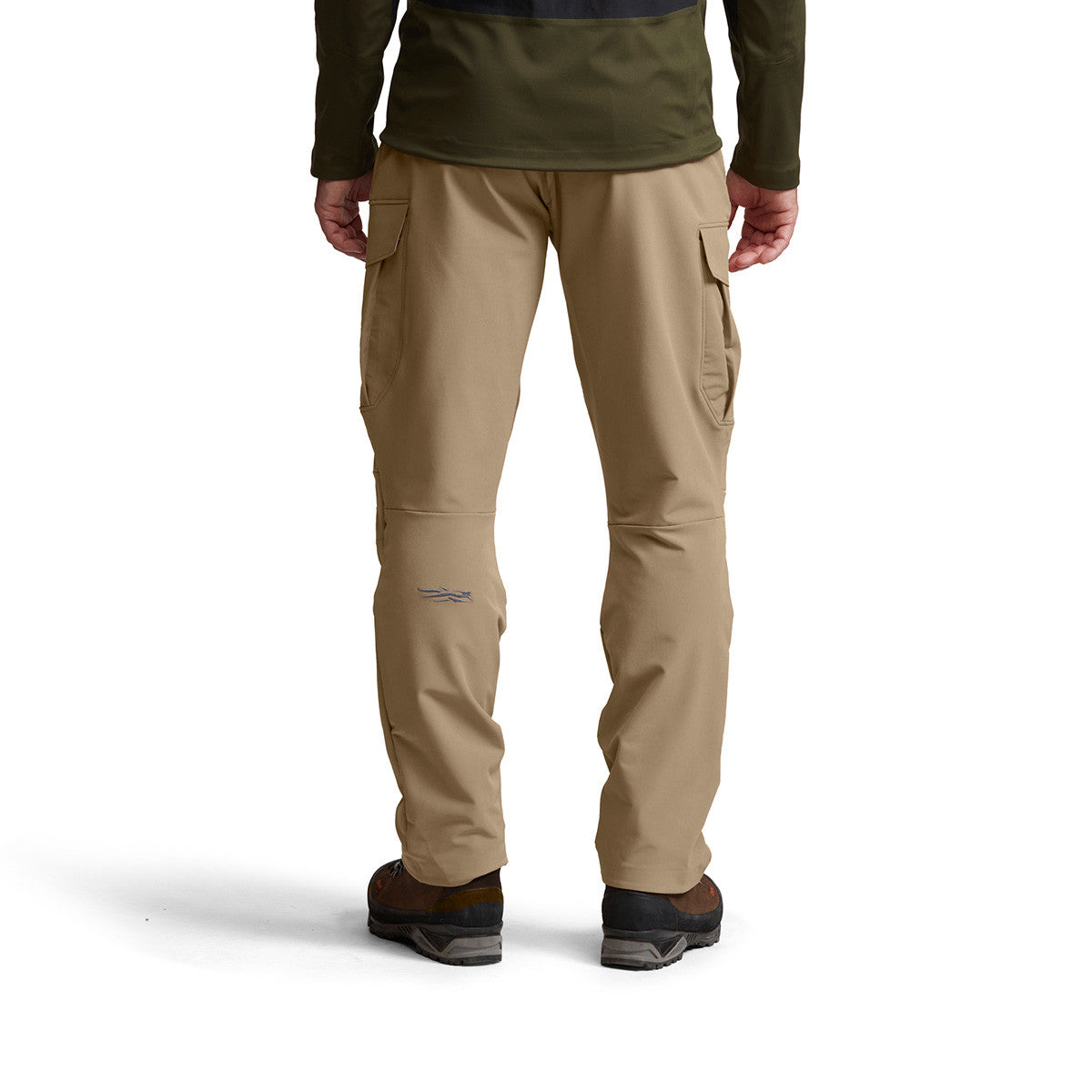 Sitka Mountain Pant Back Model Image in Colt